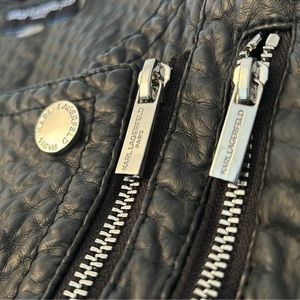 Karl Lagerfeld Faux Leather Jacket